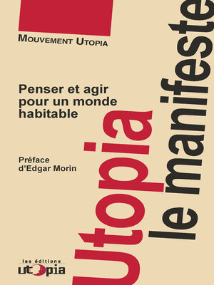 cover image of Utopia, le manifeste